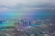 Flying into the Big Apple - the Magical View